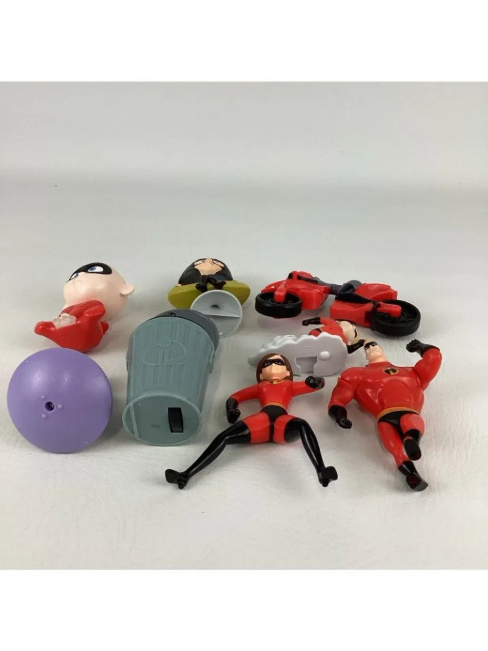 Disney Incredibles McDonalds Toy Bundle Lot Jack Dash Violet Superhero Figures